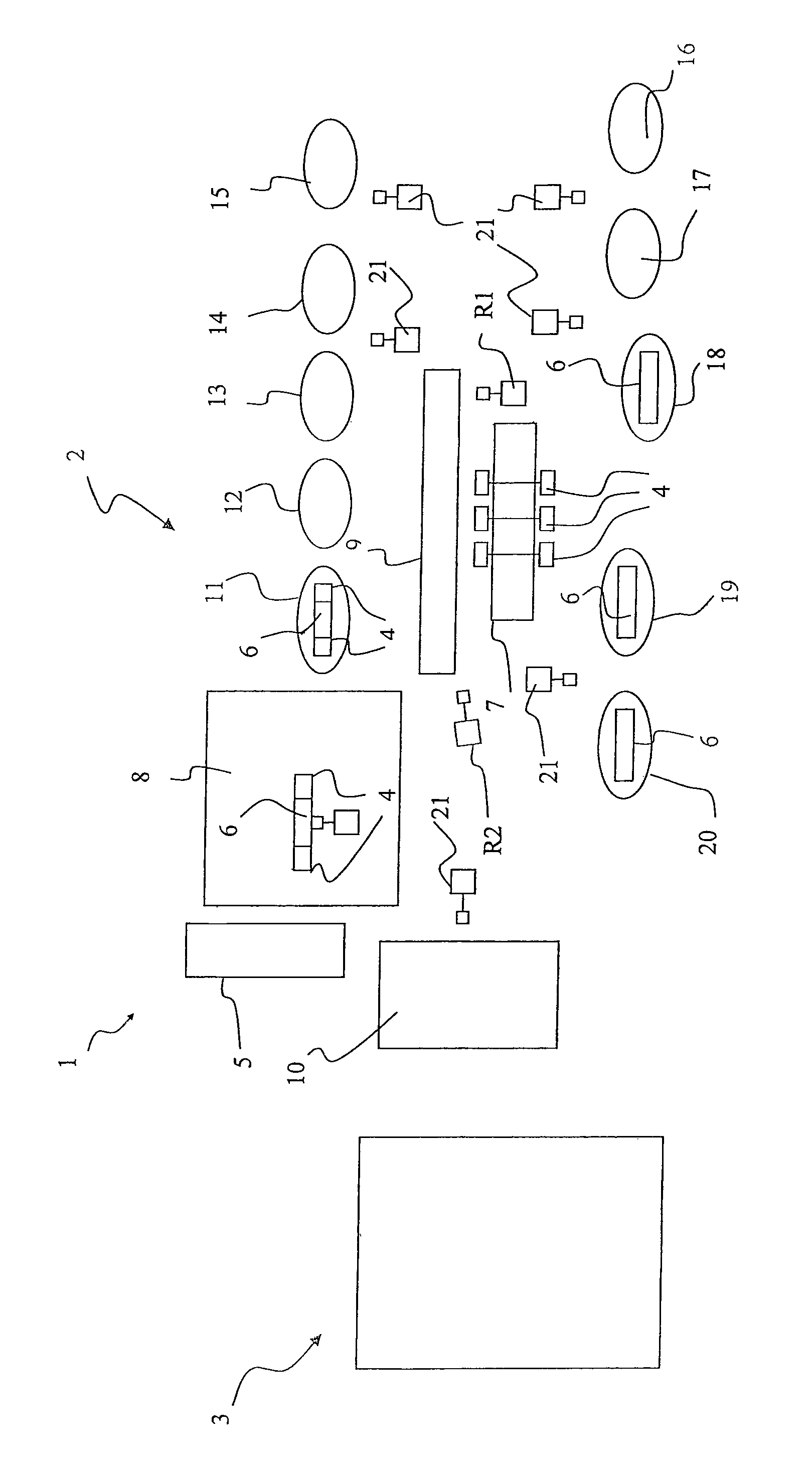 Process and plant for building tyres for vehicle wheels