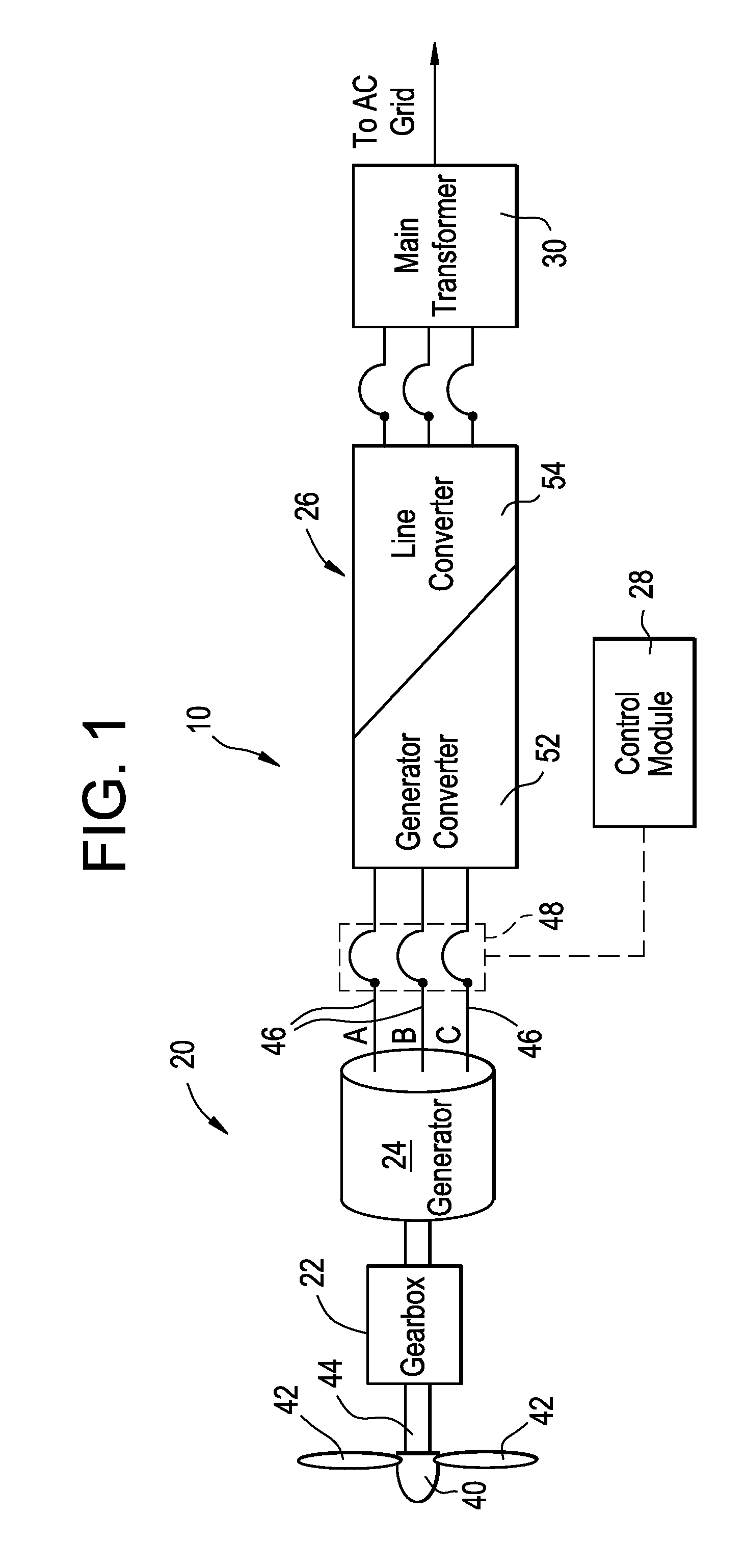 Fault detection system for a generator