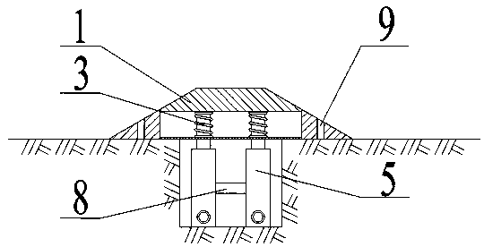 Pressure generation deceleration strip device based on gas-liquid coupling