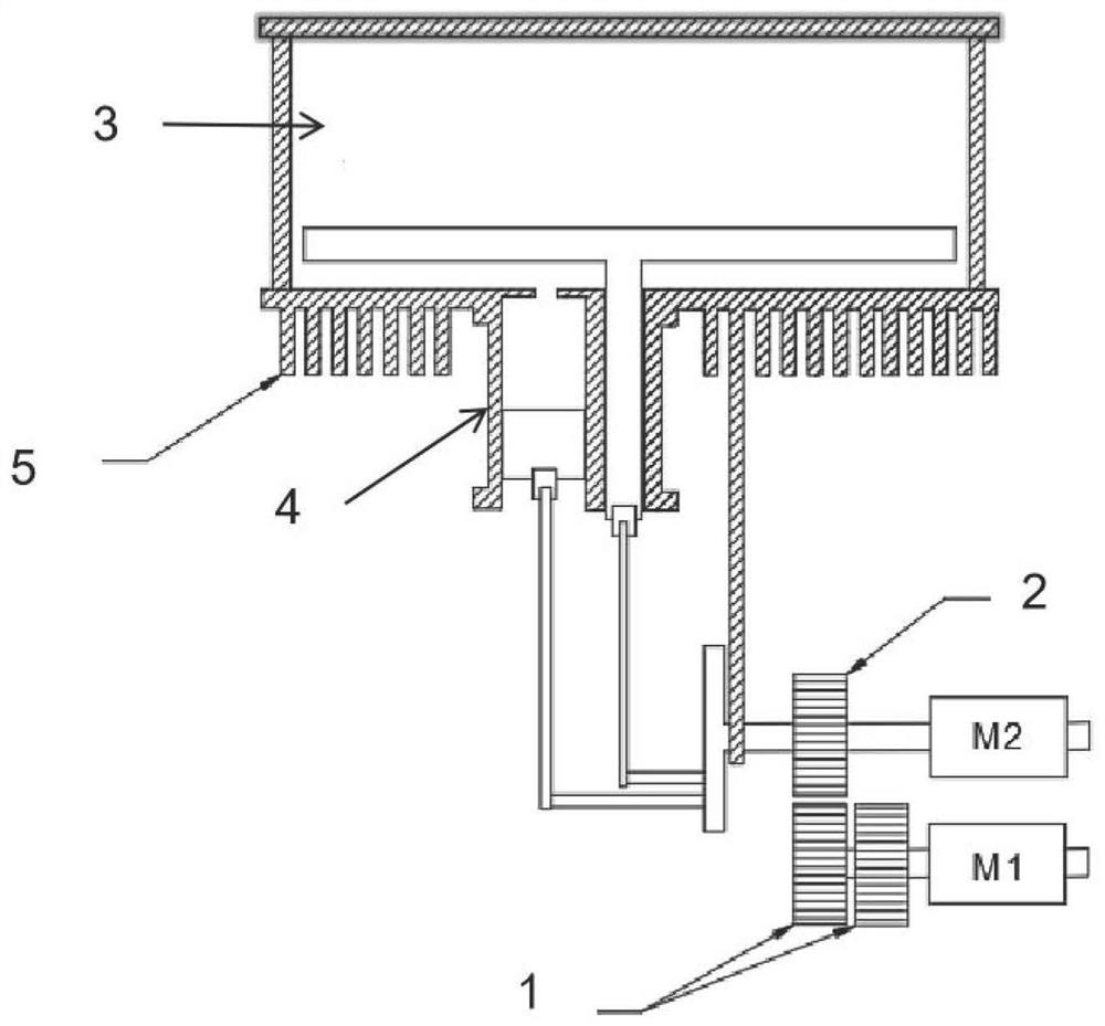 Solar power generation panel waste heat recovery cleaning device and control method