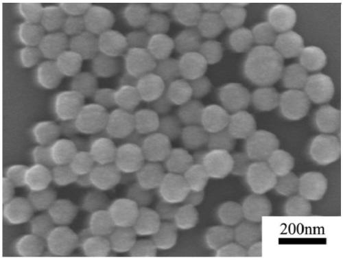 A kind of europium-based coordination polymer nanosphere and its preparation method and application