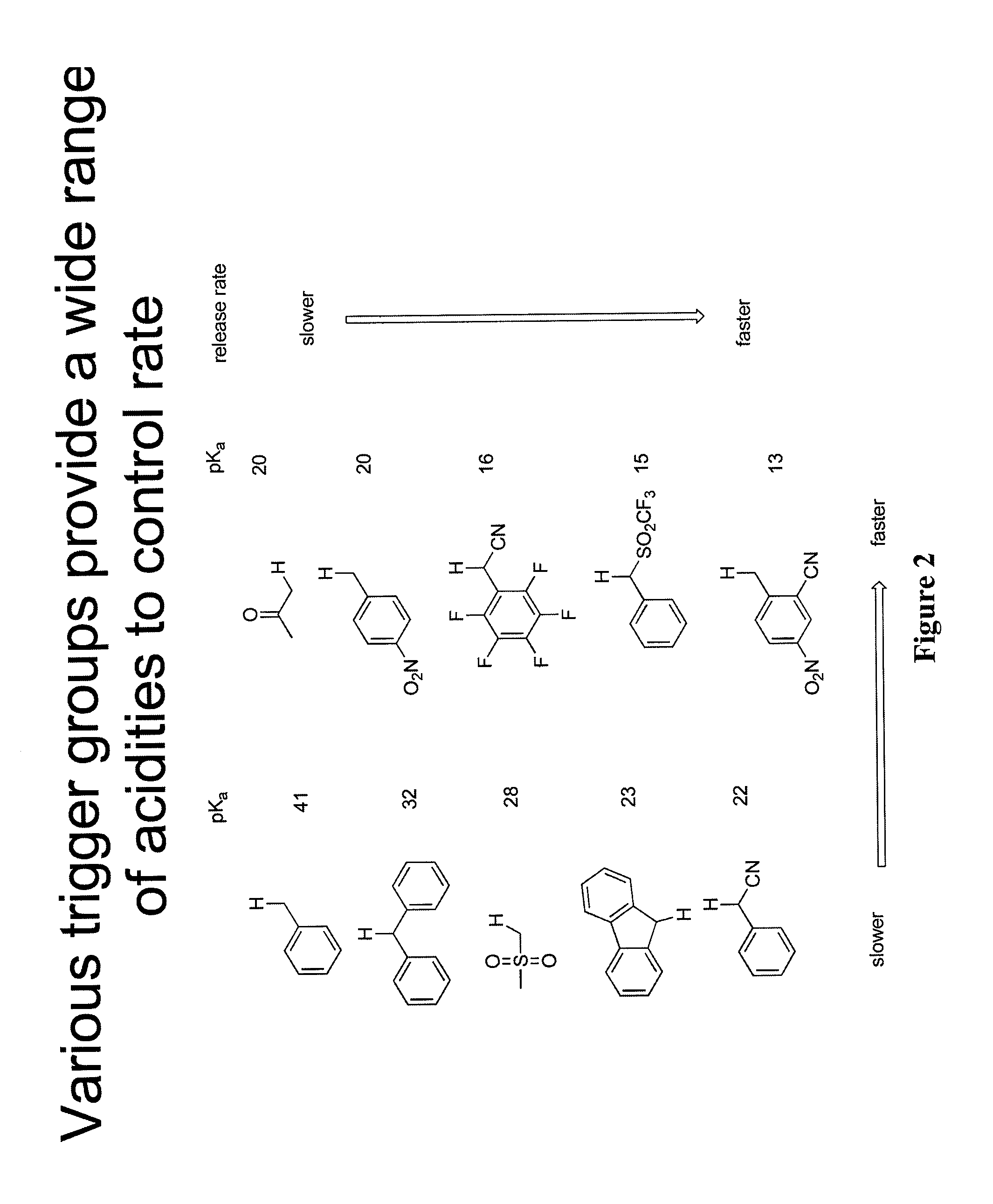 Prodrugs and drug-macromolecule conjugates having controlled drug release rates