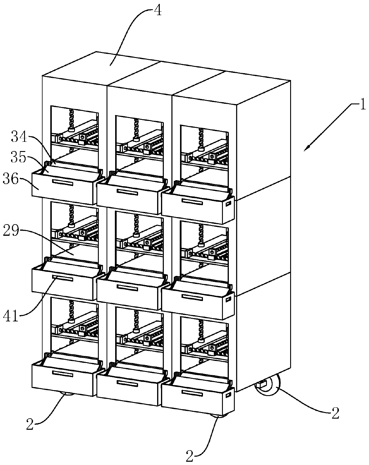 A continuous production multi-unit 3D printing manufacturing system