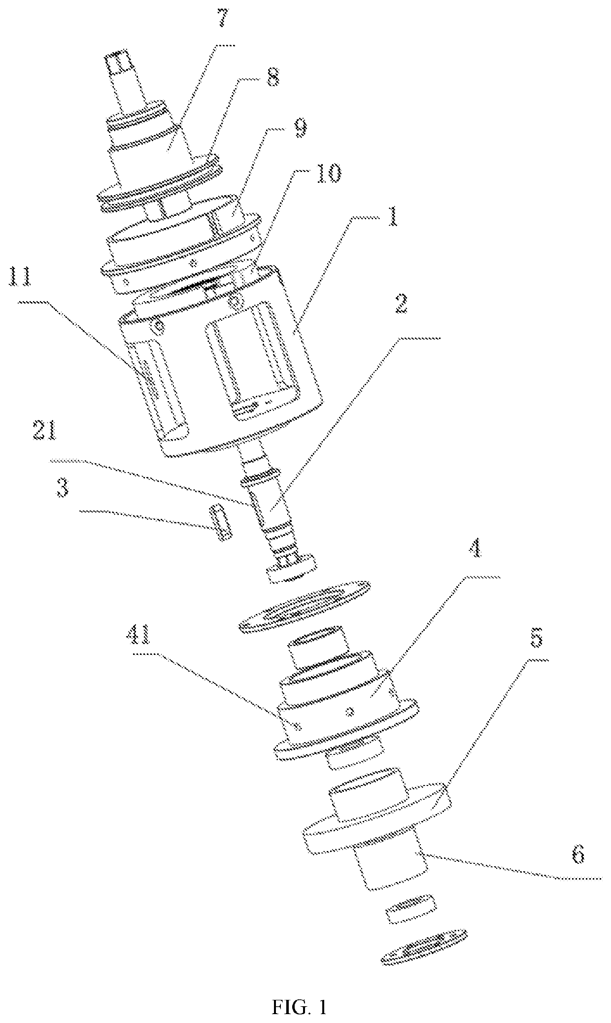 Joint locking mechanism of passive robotic arm