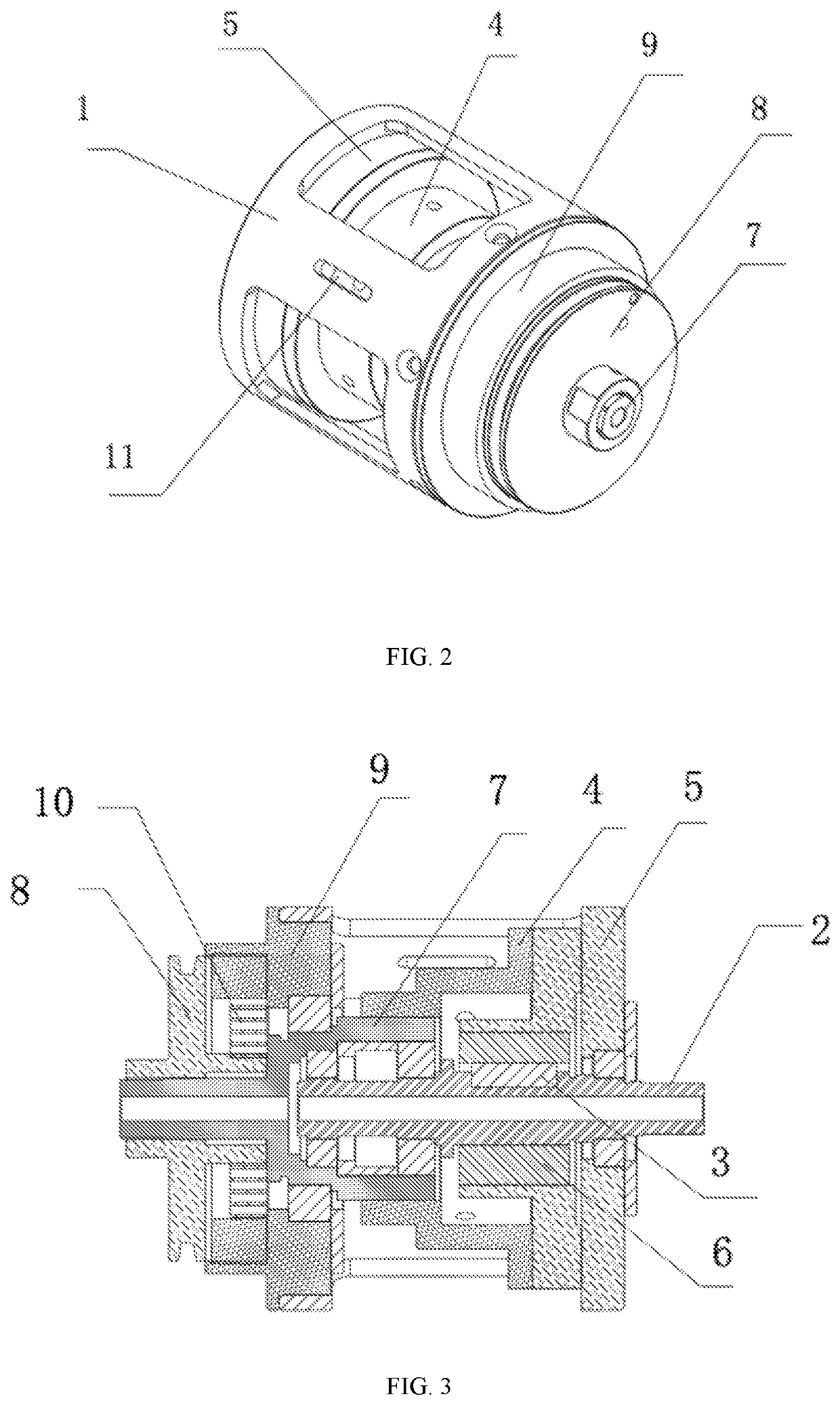 Joint locking mechanism of passive robotic arm