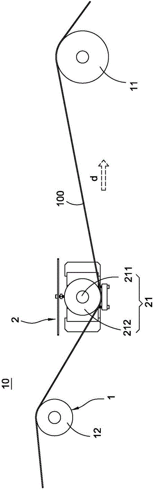 Transmission system capable of adjusting tension of base materials and control method thereof