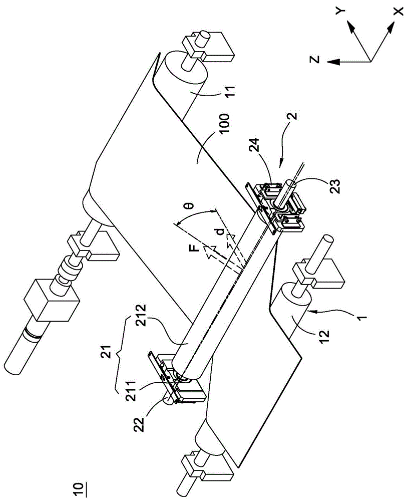 Transmission system capable of adjusting tension of base materials and control method thereof