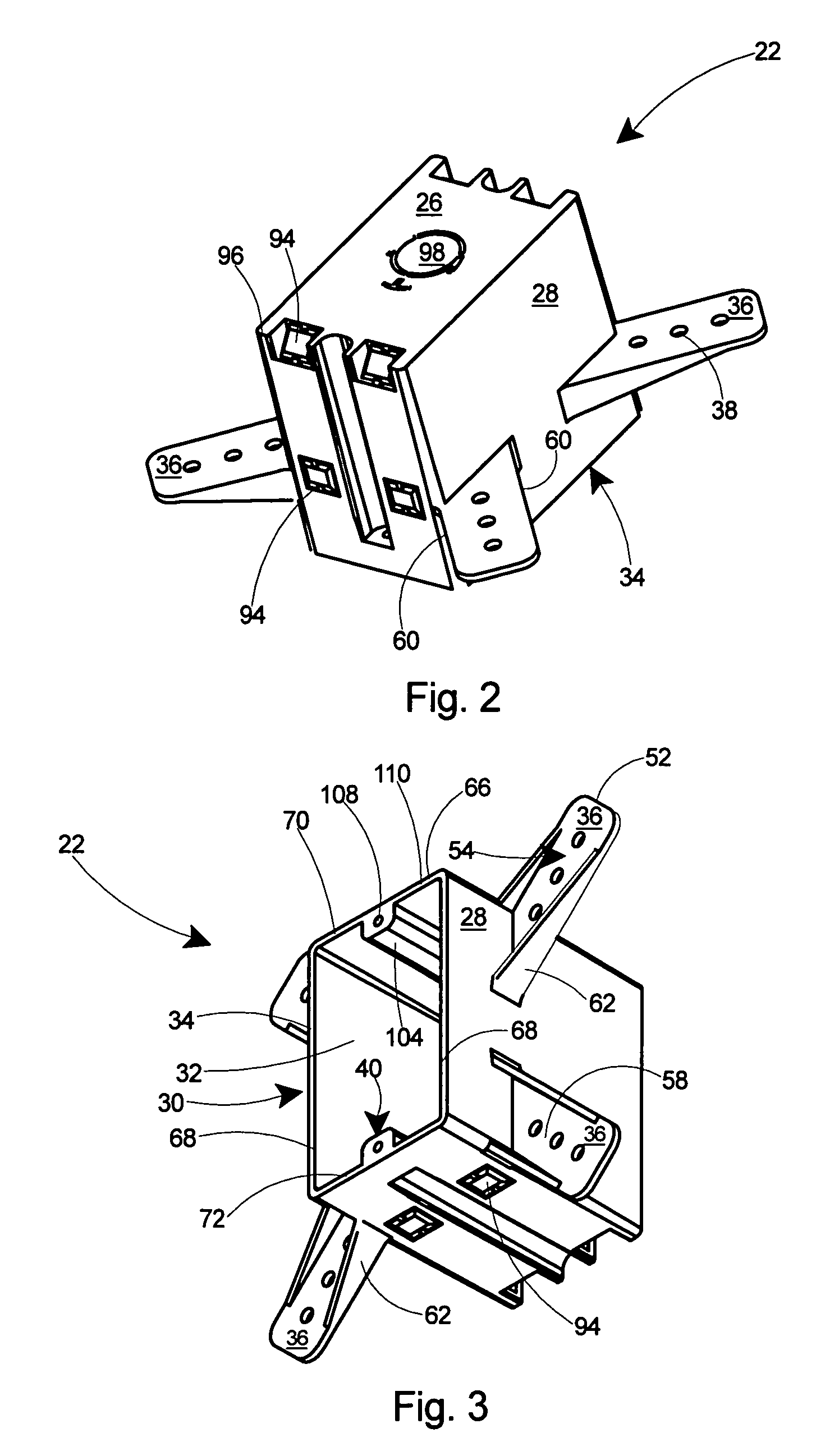 Outlet box assembly