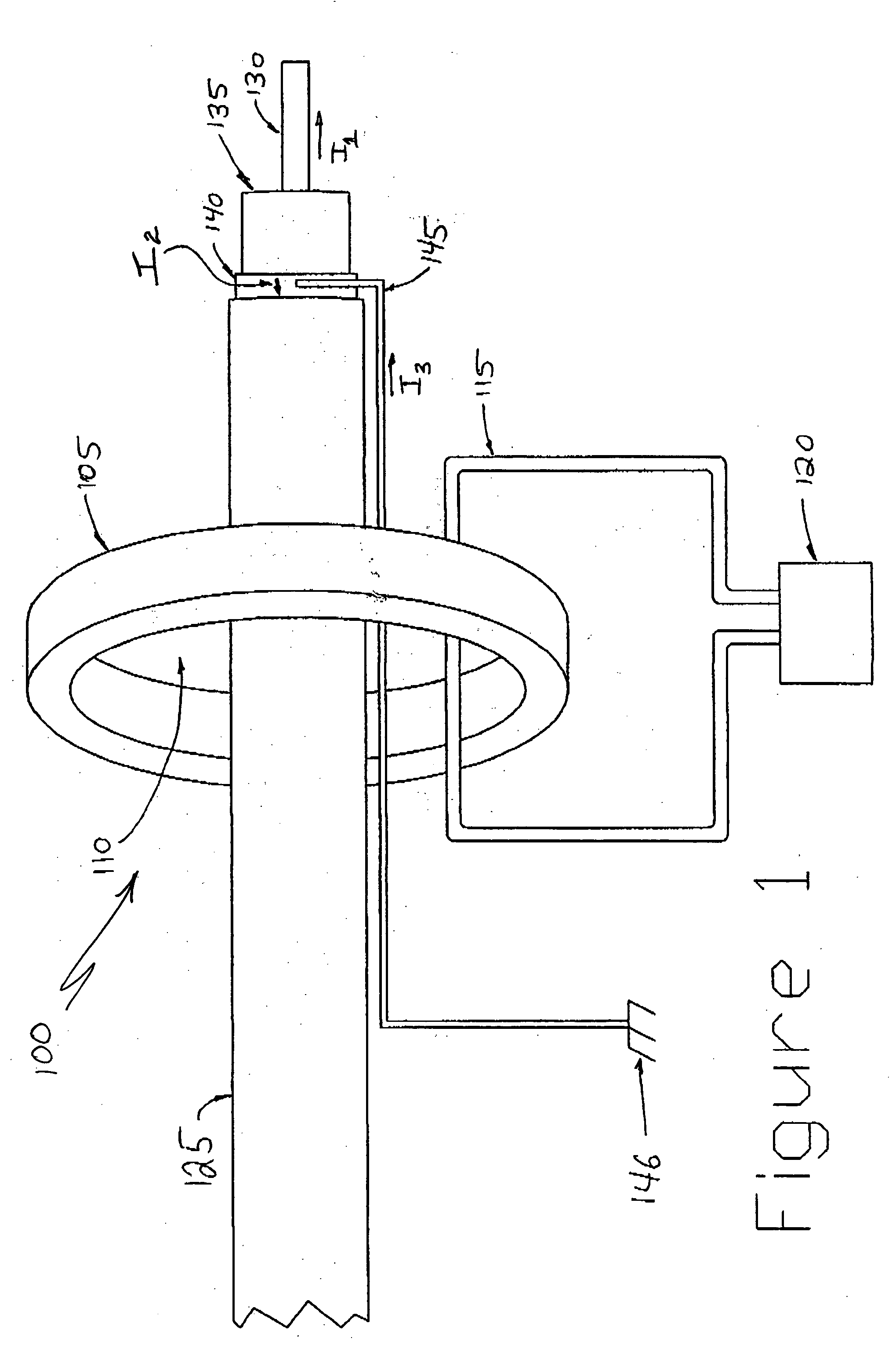 Arrangement of an inductive coupler for power line communications