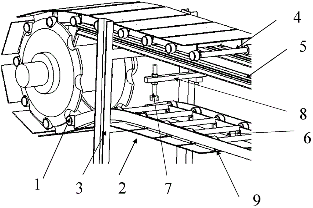 Plate-type conveying chain failure early-warning method and plate-type conveying chain failure early-warning system