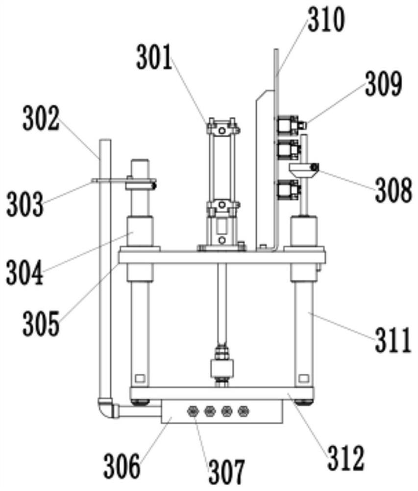 A multi-station parts height automatic detection device