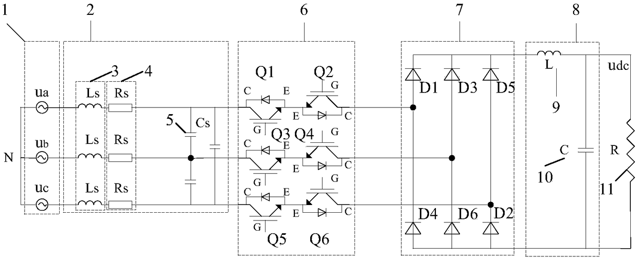 IGBT-based voltage-adjustable PWM rectifier topology