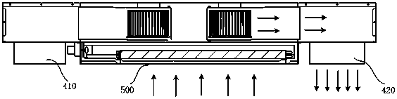 Double-air-outlet clamping type air conditioner