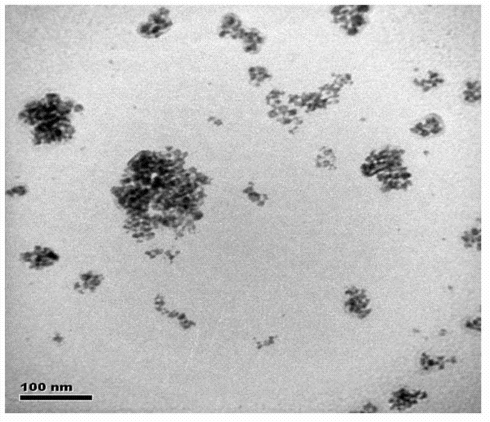 MnO2-doped composite magnetic nanometer adsorbent, its preparation method and its application
