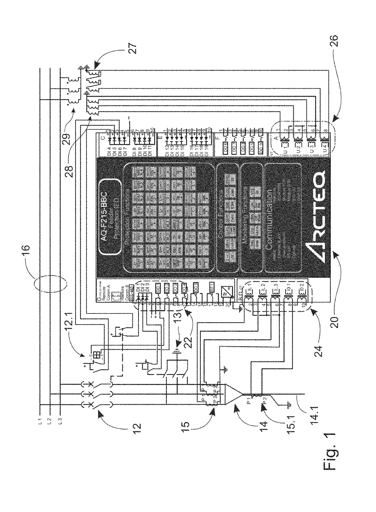 Method and system and computer program for measuring alternating-current system quantities