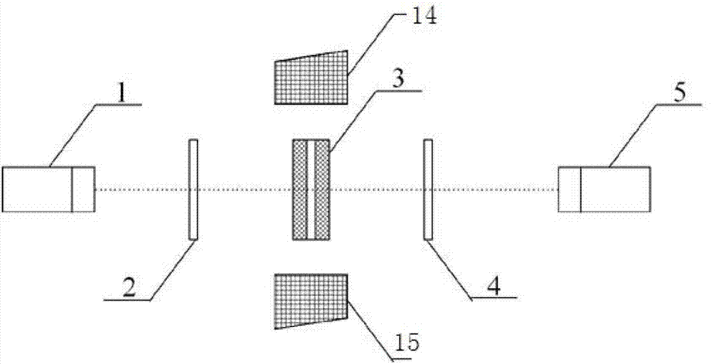 Ferrofluid optical current sensor with horizontal bias device and method