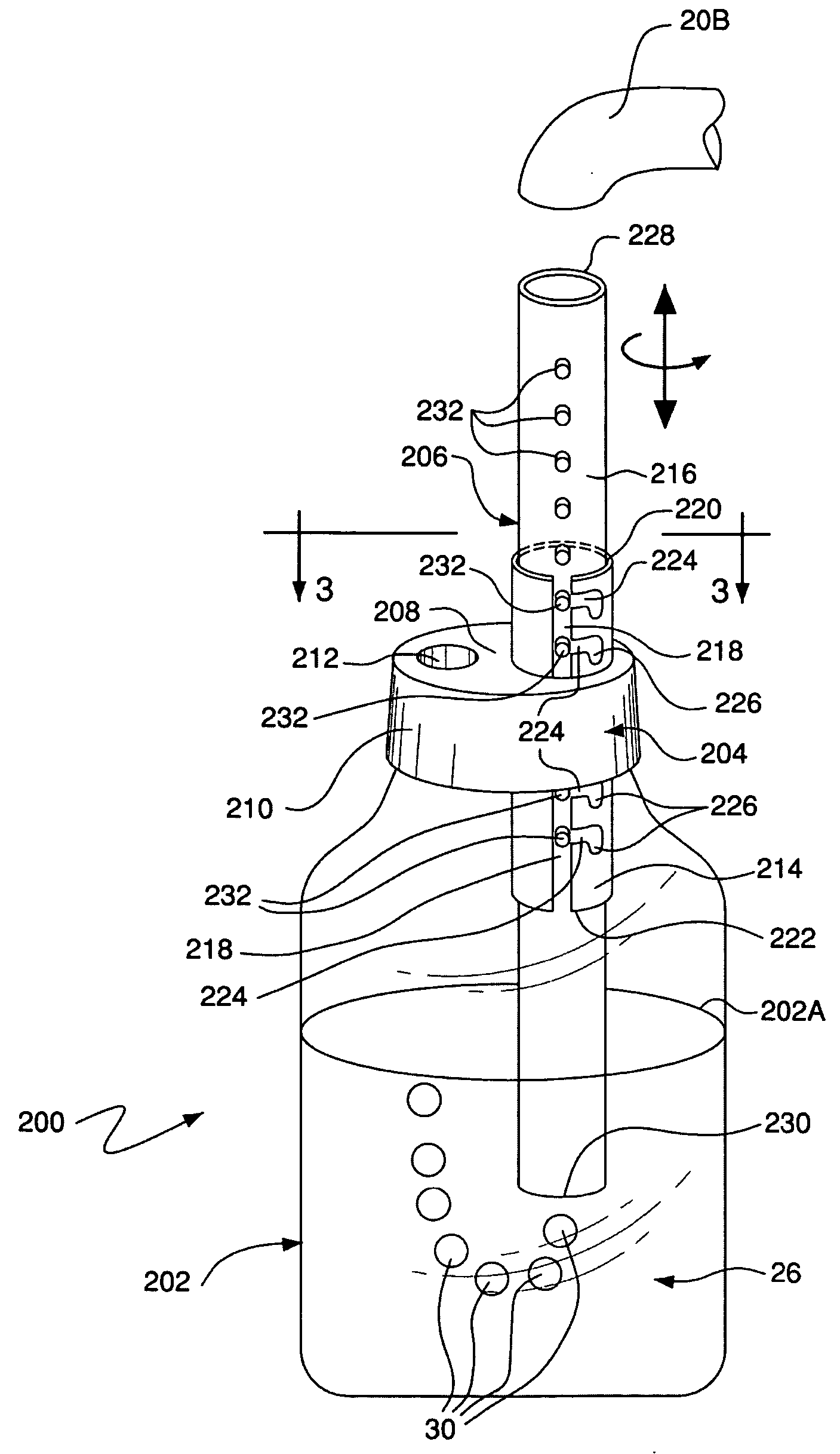 Apparatus for controlling the pressure of gas by bubbling through a liquid, such as bubble CPAP
