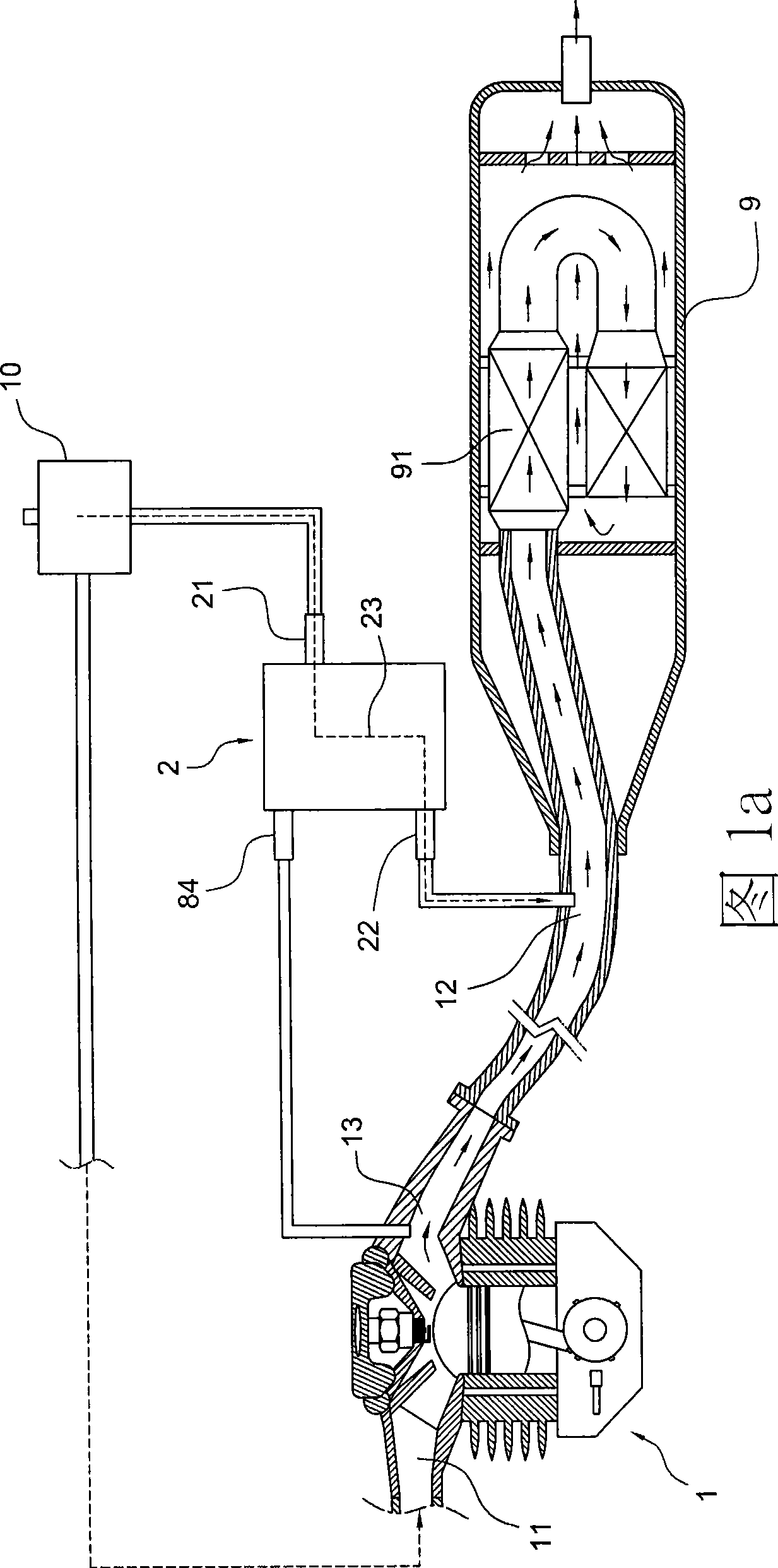 Auxiliary air flow control device