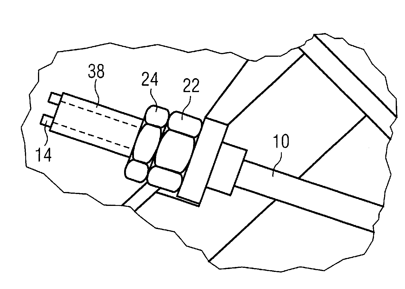 Suspension rod tensioning arrangements for supporting cryogenic equipment within a cryostat