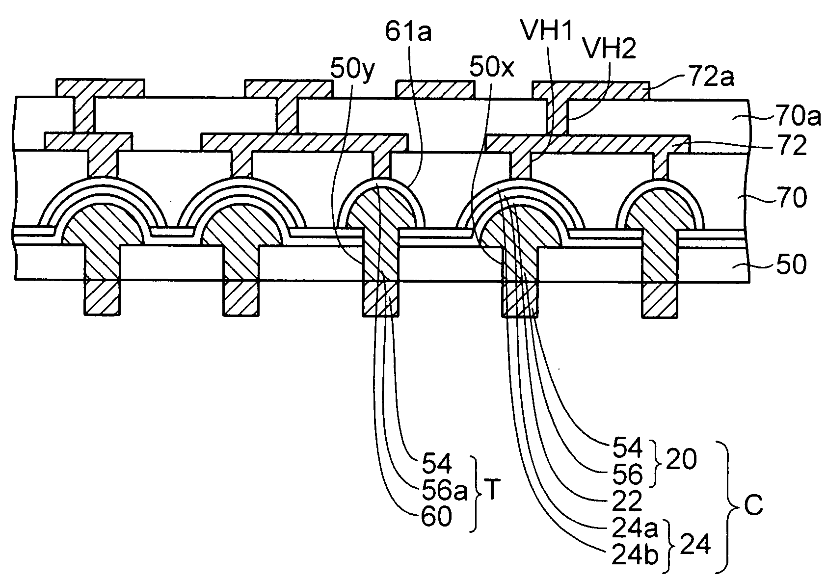 Capacitor built-in substrate and method of manufacturing the same and electronic component device