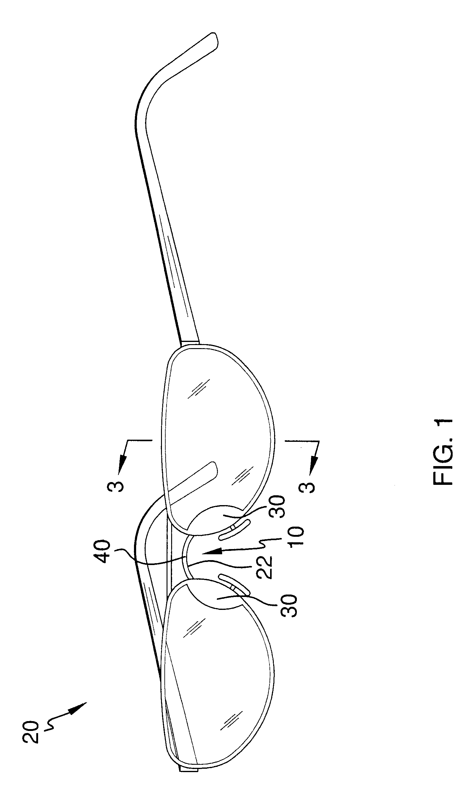 Side-view mirror attachment for spectacles