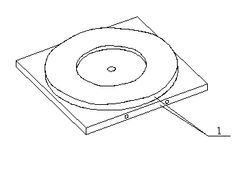 Device for processing microstructure sealing ring part with air plasma shaped electrode