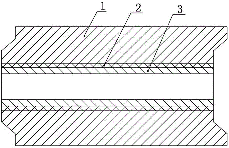 Multi-layer composite runner brick and production method thereof