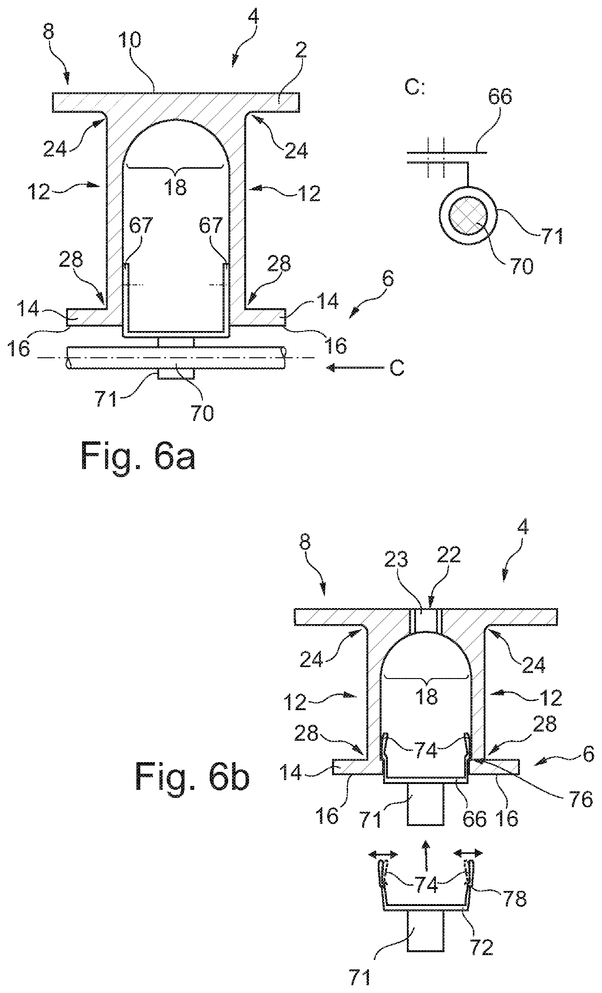 Rail Systems for Fixing Fittings in a Cabin of a Vehicle