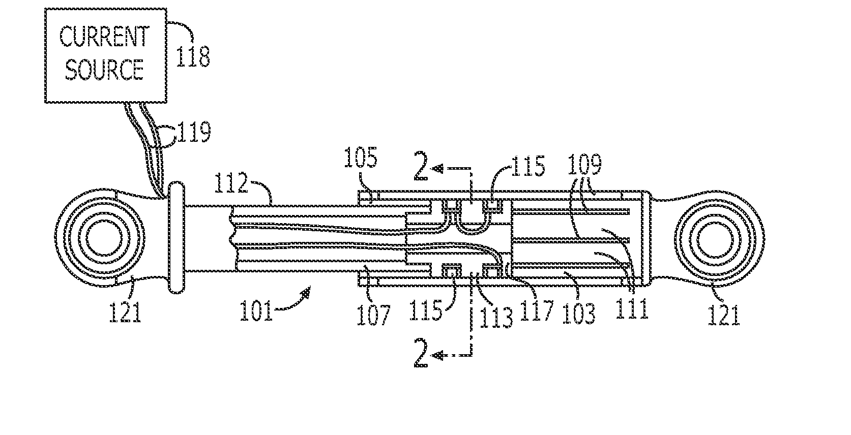 System comprising magnetically actuated motion control device