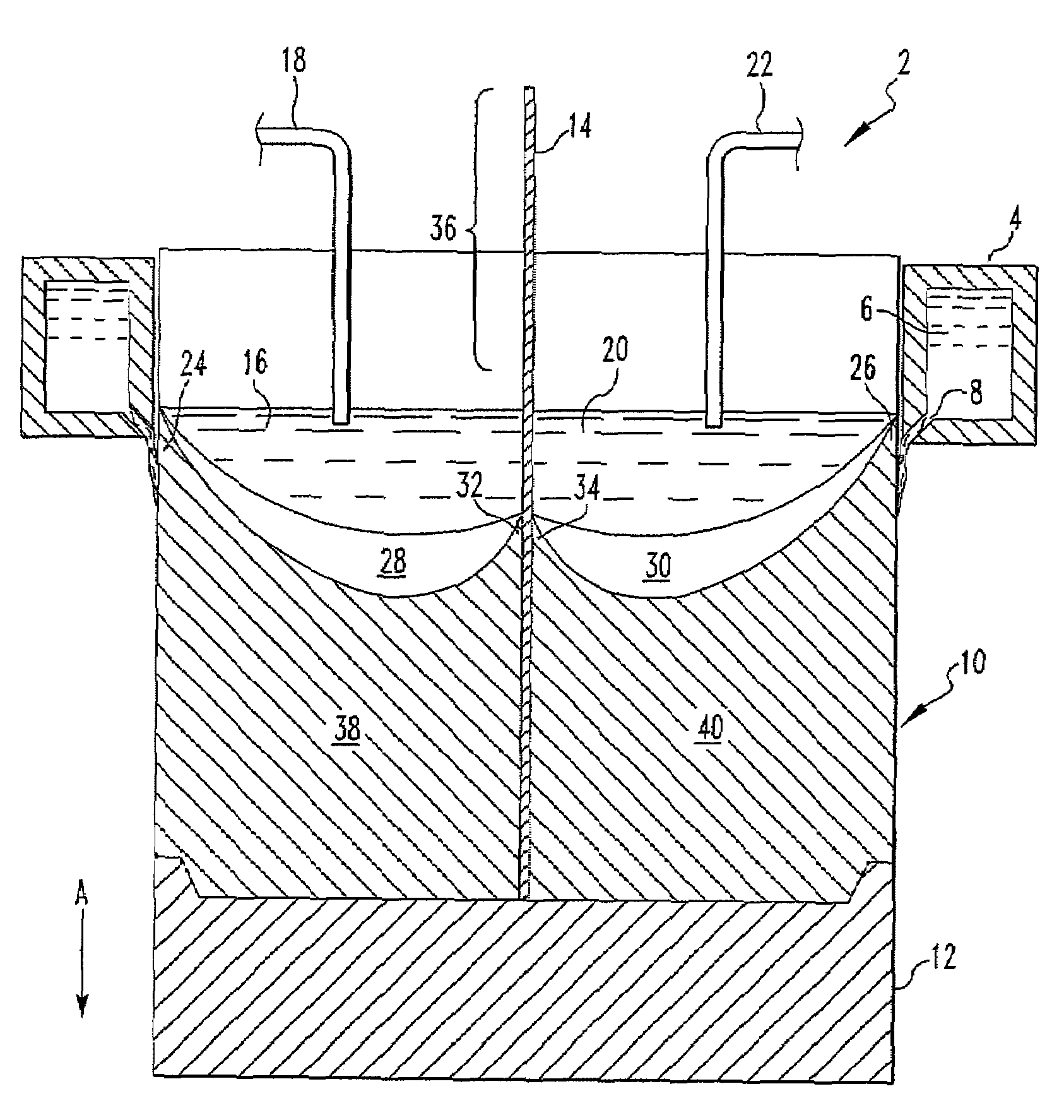 Simultaneous multi-alloy casting