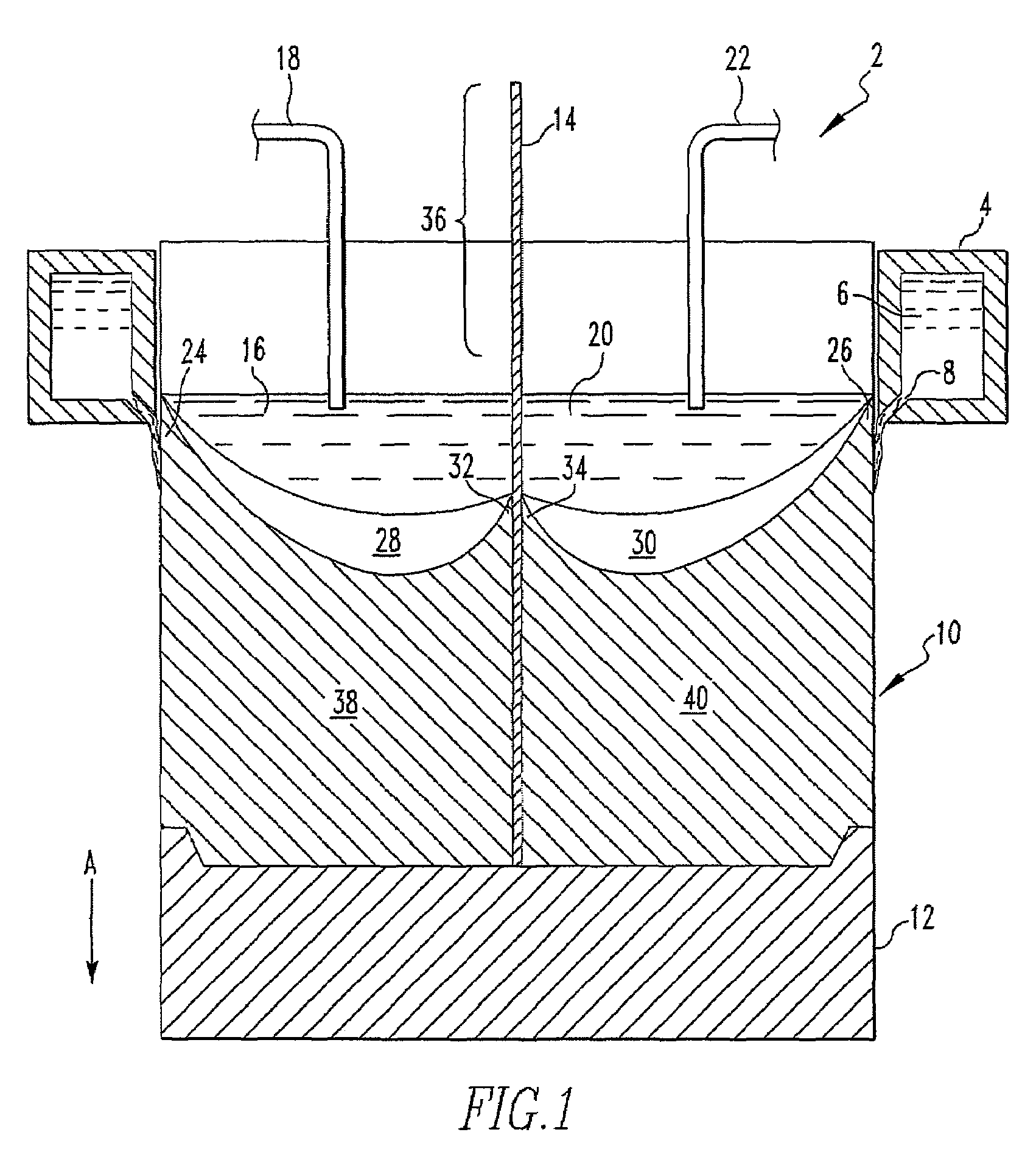 Simultaneous multi-alloy casting