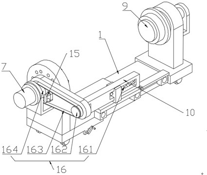 Lightning protection detection automatic take-up device for construction engineering