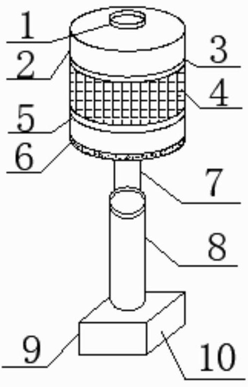 Recyclable lifting type bait casting device capable of reducing bait pollution and using method