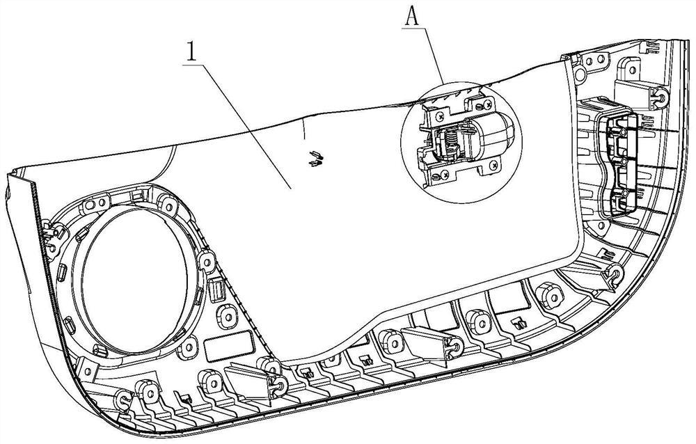 Vehicle door map pocket assembly