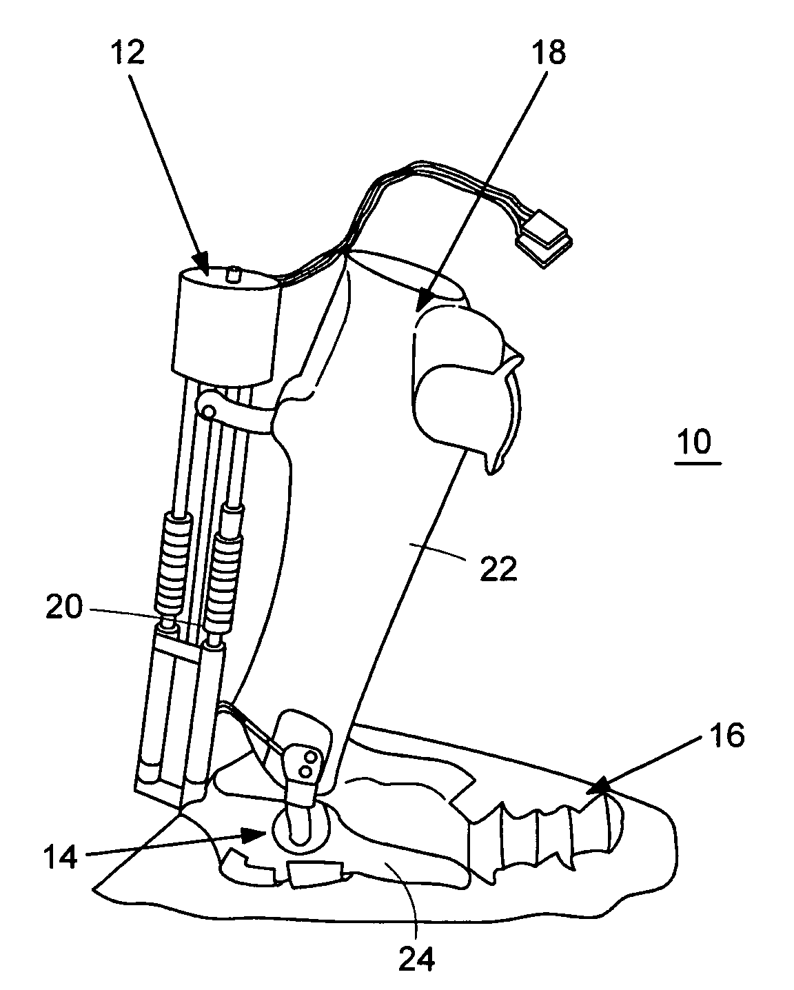 Active ankle foot orthosis