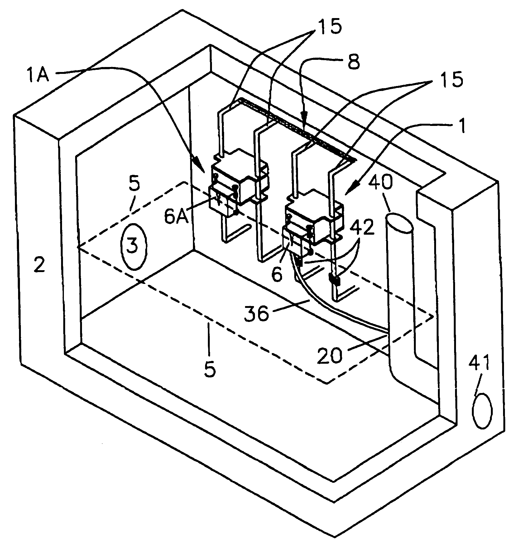 Passive method for obtaining controlled drainage from a vessel
