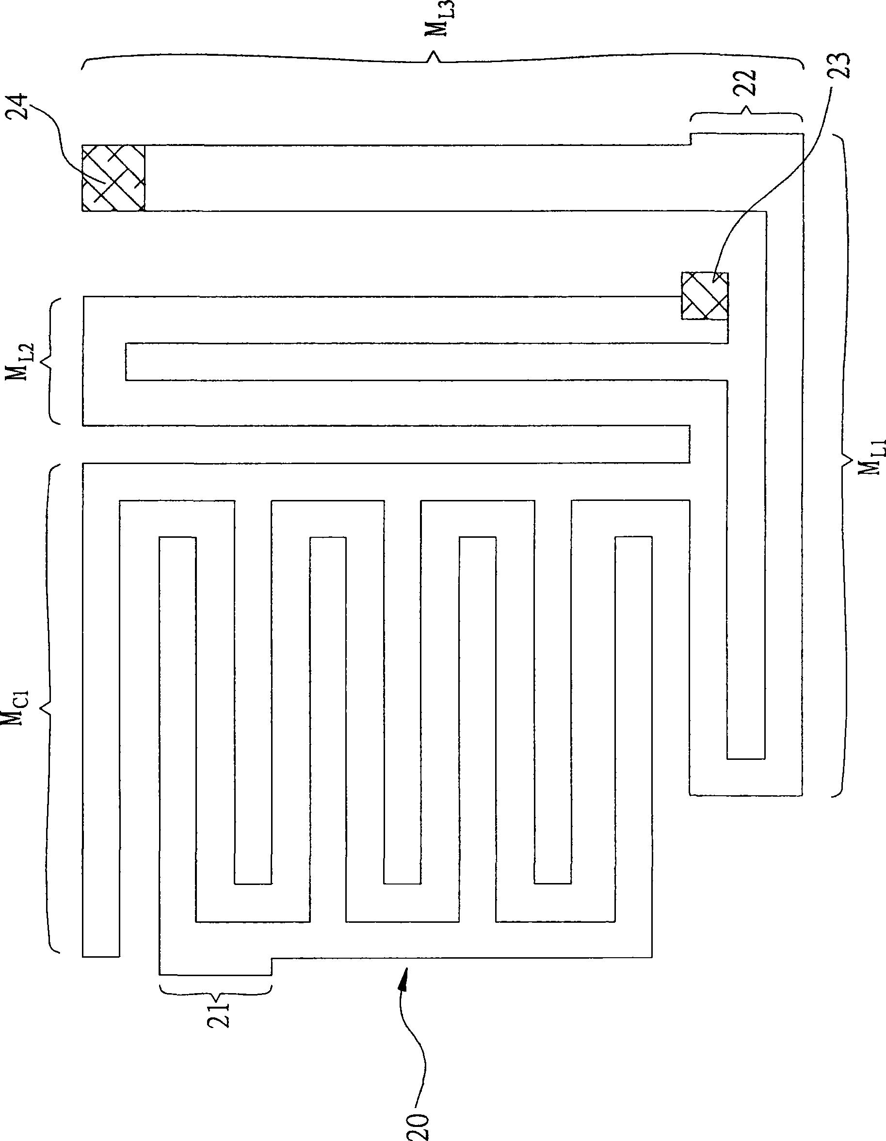 Narrow-frequency band filter on circuit board for inhibiting high-frequency harmonic wave