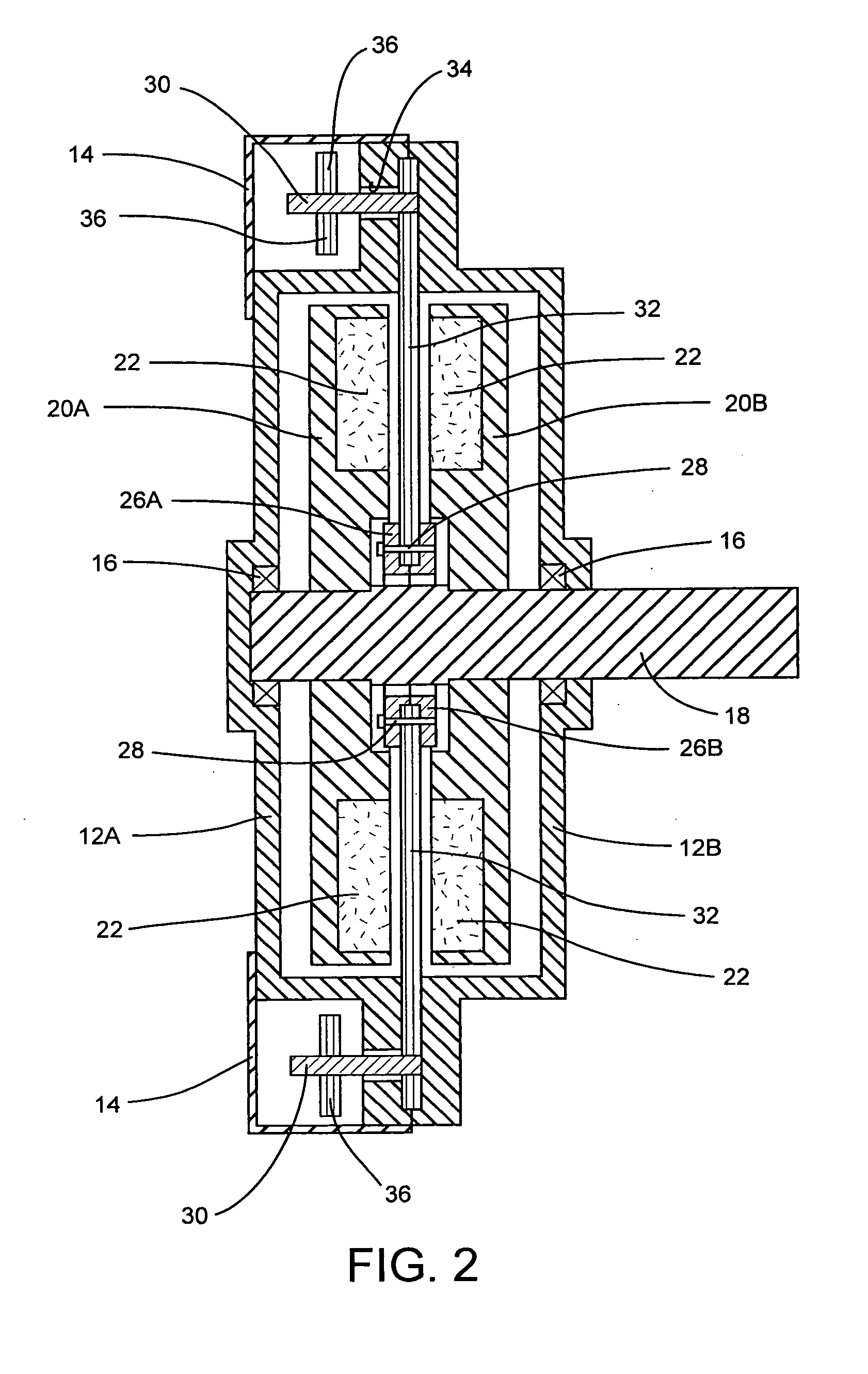 Segmented stator for an axial field device