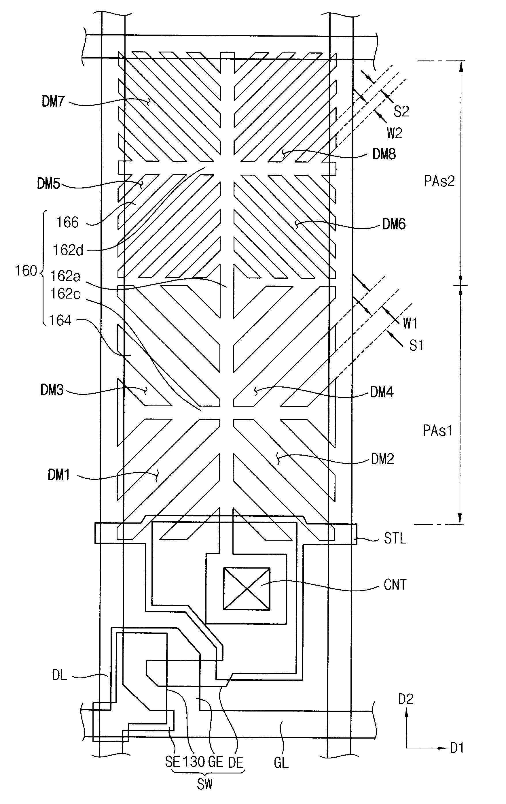 Display substrate, liquid crystal display panel having the same, and method of manufacturing the liquid crystal display panel