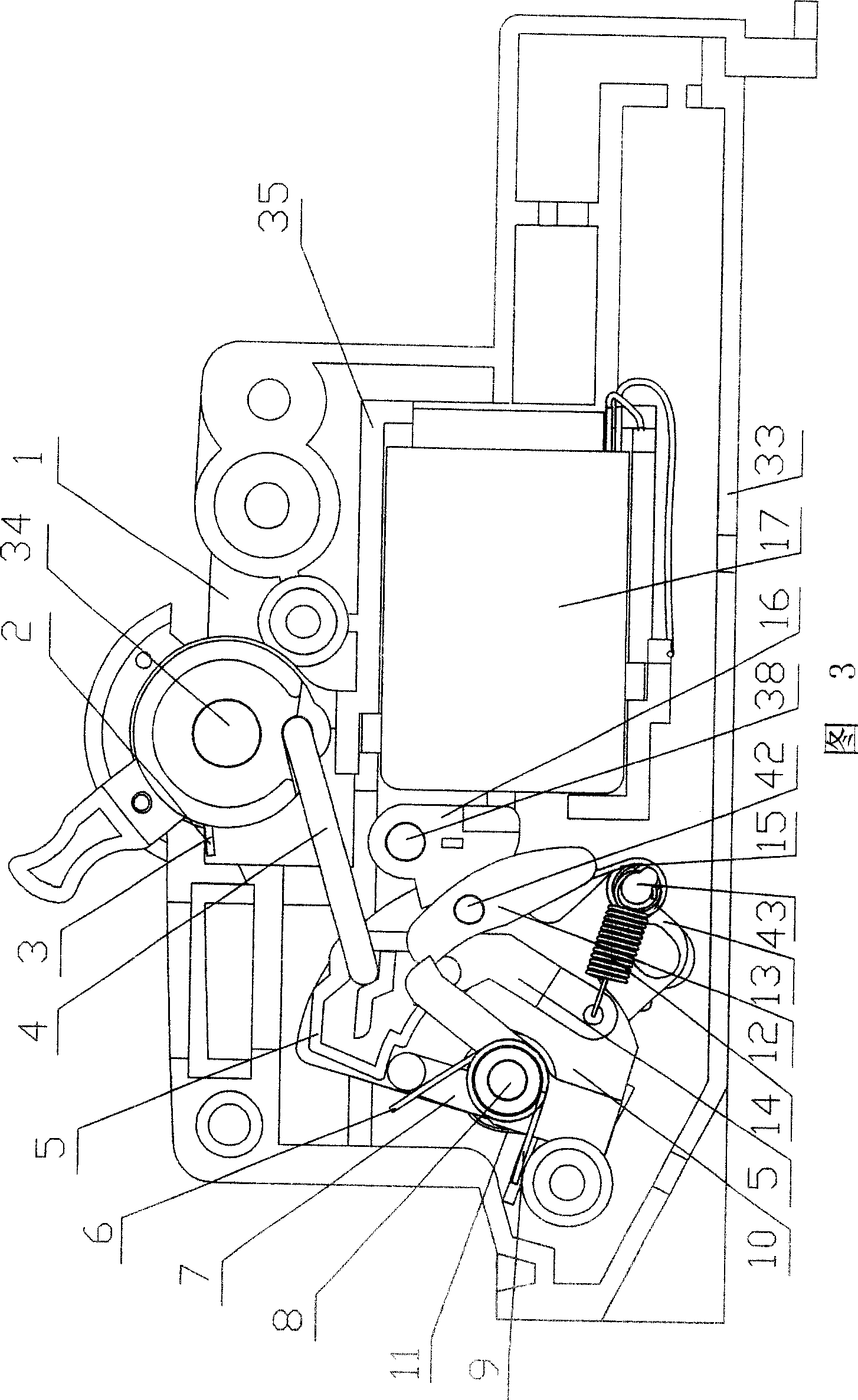 Electromagnetic residual current action protector and the protecting method thereof