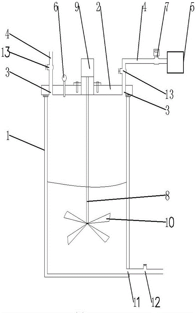 Device for efficiently preparing and effectively detecting air-free water