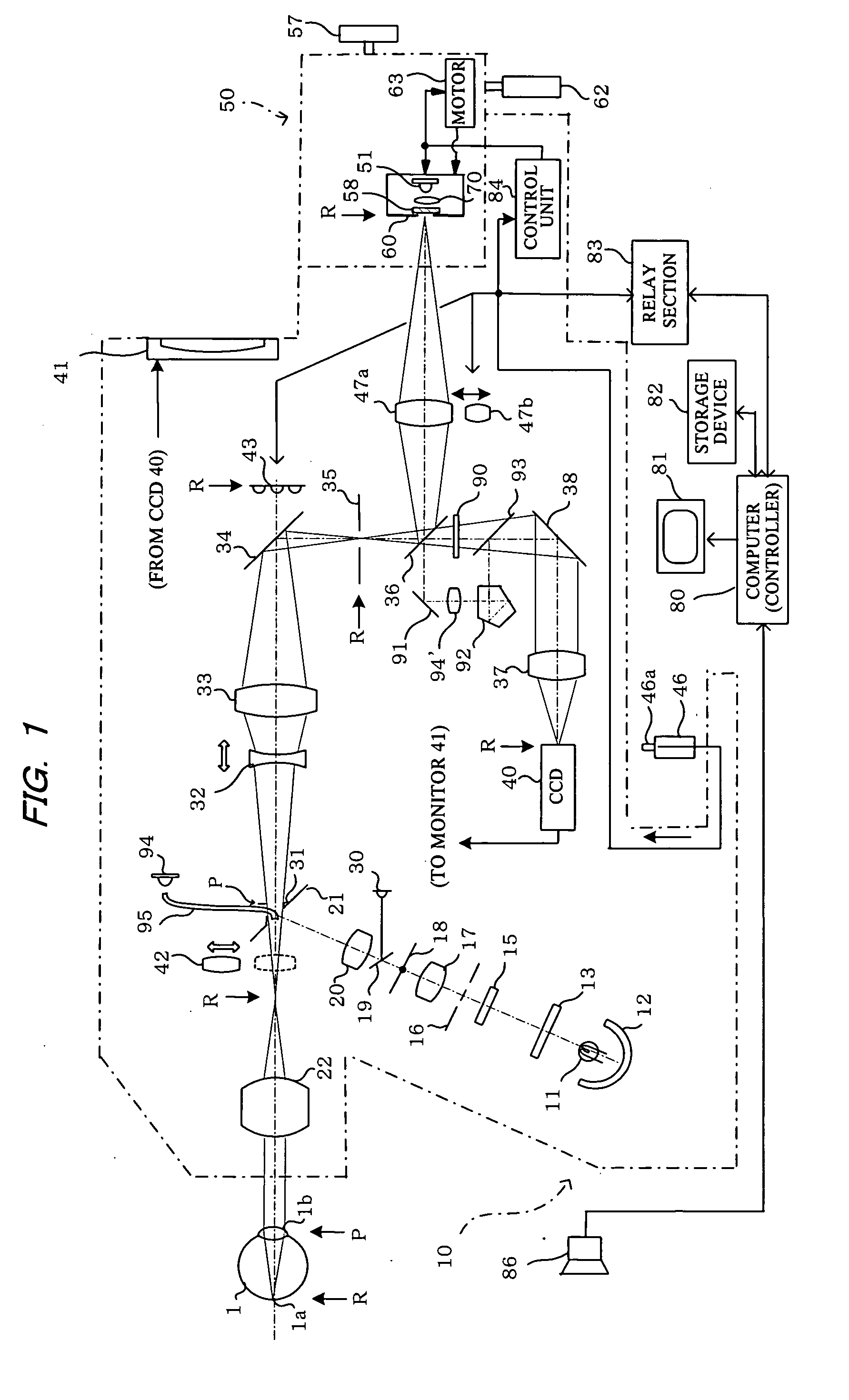 Ocular light stimulus apparatus