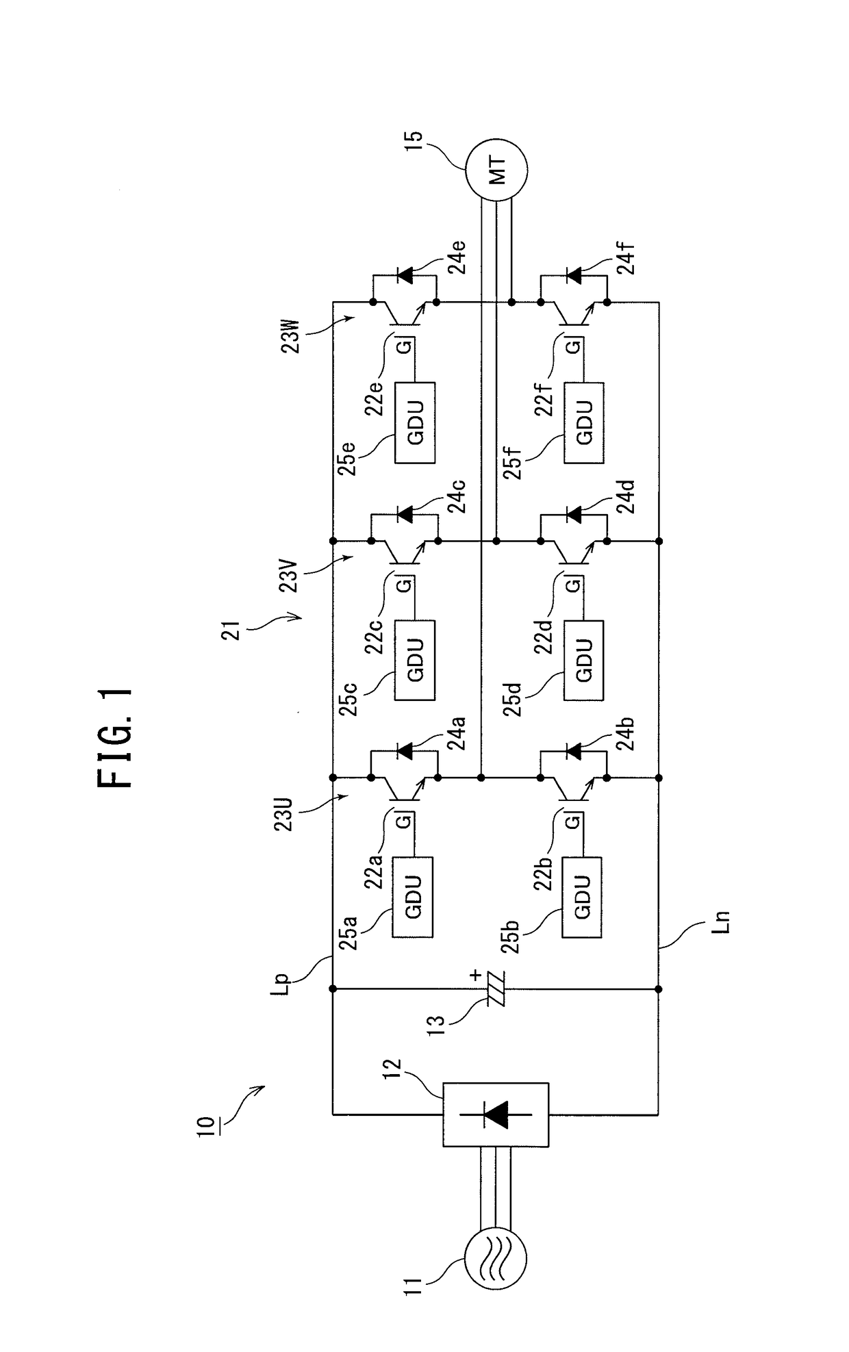 Drive unit of semiconductor element