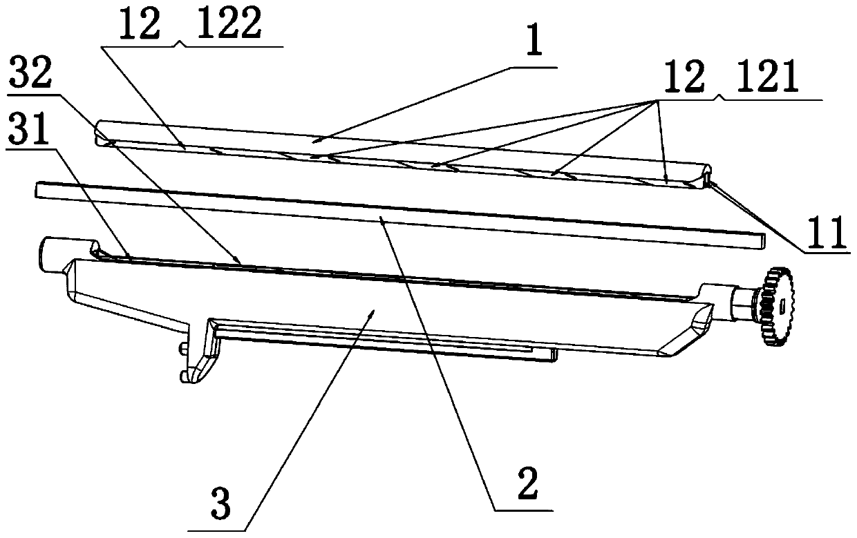 Automobile air outlet outer blade and outer blade decoration strip assembling structure and method