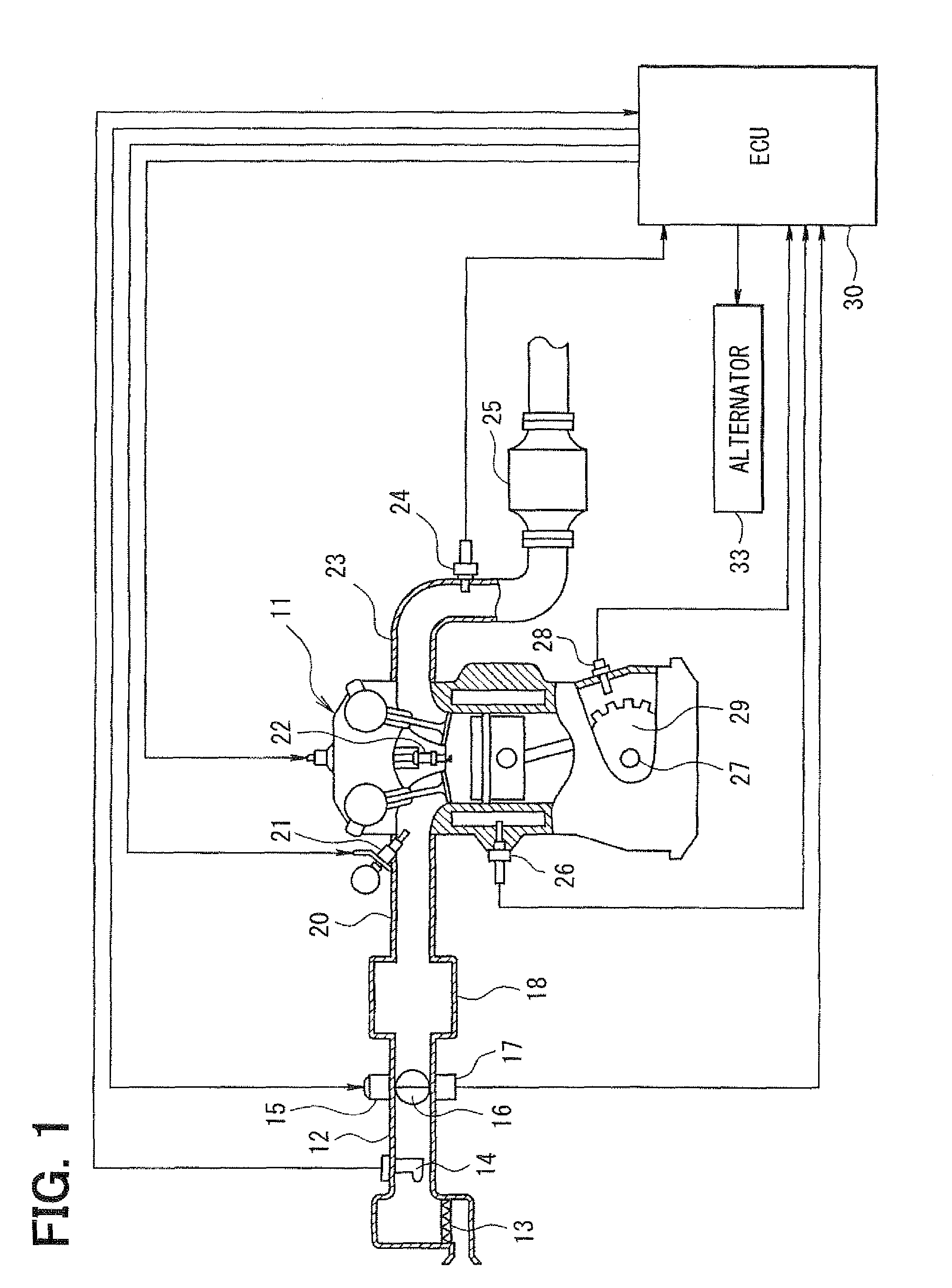 Engine stop control device