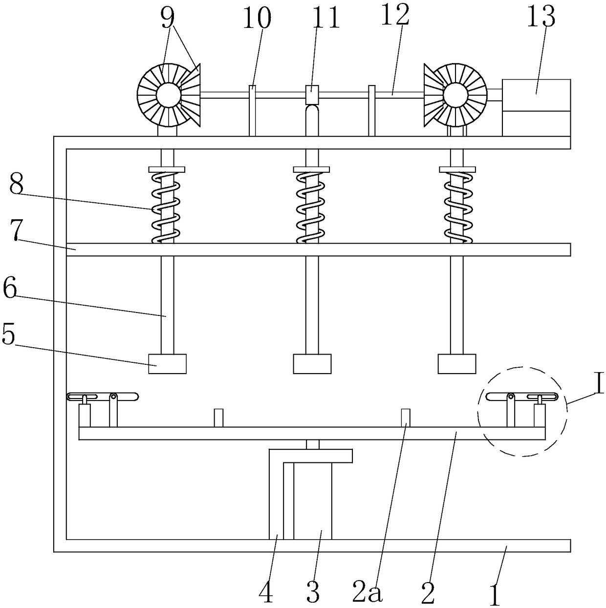 Device for forging and machining large face of disc-type part