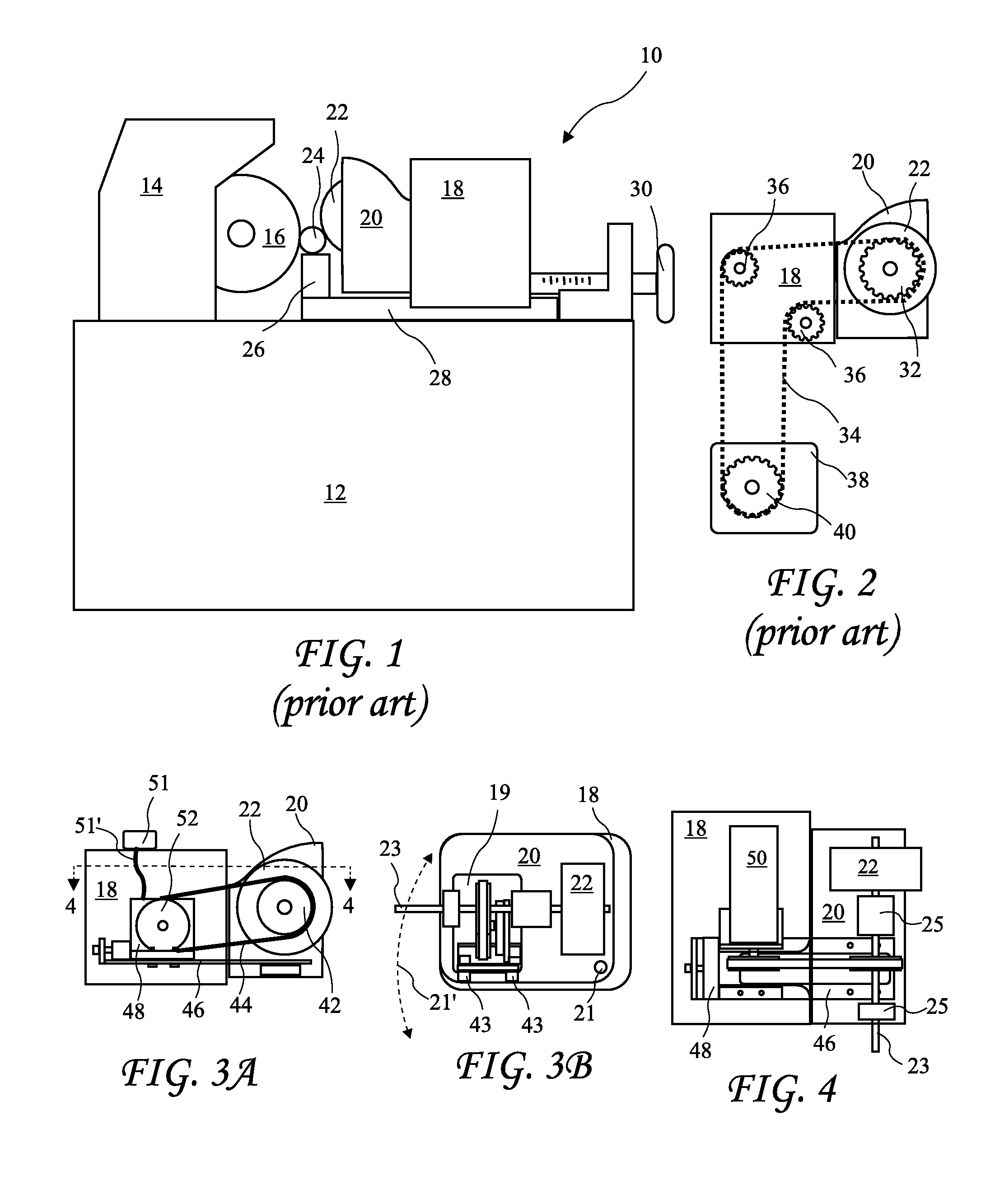 Centerless grinder with servo motor