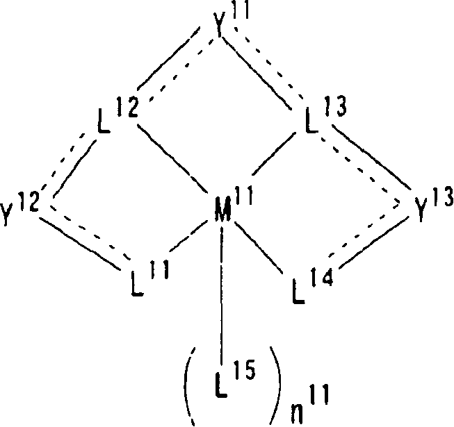 Organic electroluminescent devices and metal complex compounds