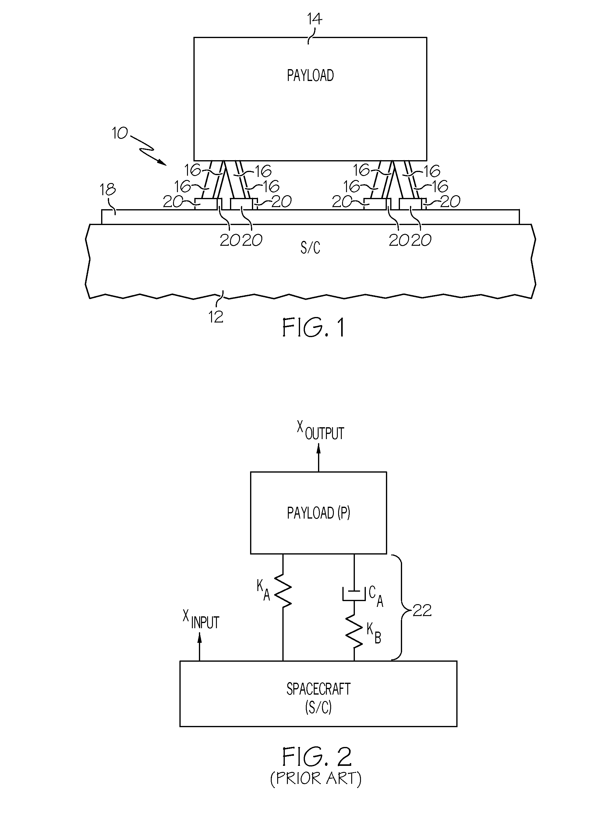 Isolators including damper assemblies having variable annuli and spacecraft isolation systems employing the same