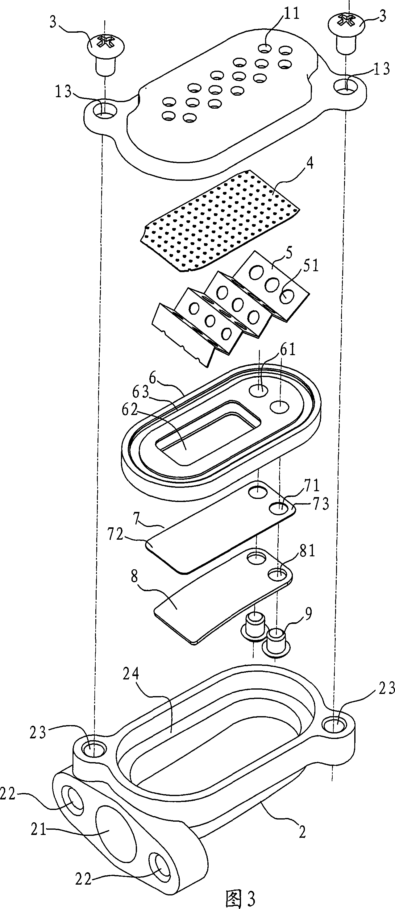 Single-one valve for tail gas purification of general small-size gasoline engine